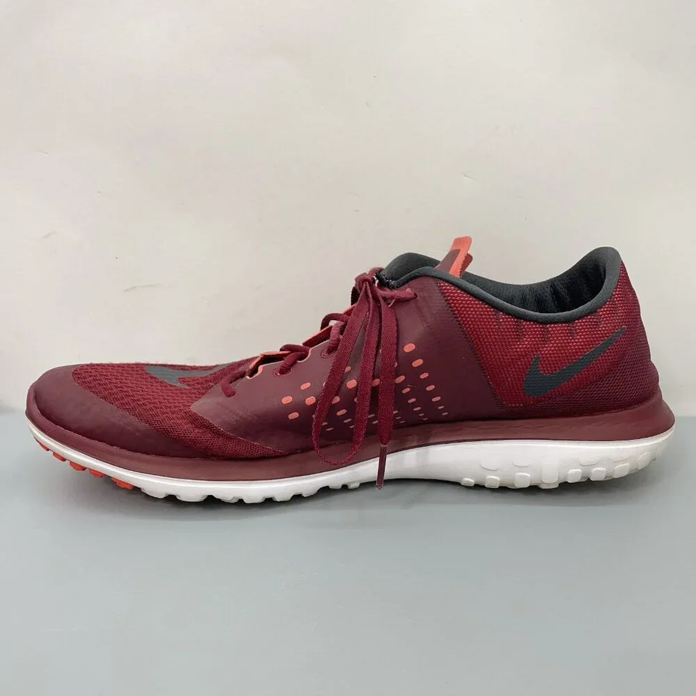 Nike FS Lite‎ Run 2 Sneakers Shoes Running Training Athletic Red Mens 13